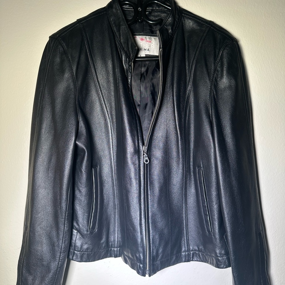 Wilsons Leather Black Jacket